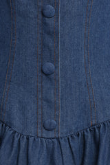 Tiziana Mini Dress - Indigo Denim