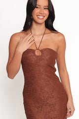 Tucker Midi Dress - Brown