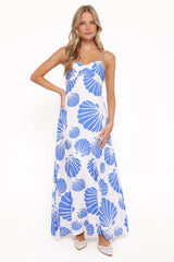 Tyla Maxi Dress - Blue Shell