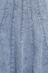 Una Midi Dress - Light Denim