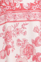Valara Tie Shoulder Maxi Dress - Rose Tile