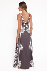 Valeria Maxi Dress - Espresso