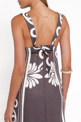 Valeria Maxi Dress - Espresso