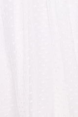 Vee Strapless Maxi Dress - White