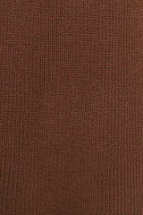 Wright Knit Mini Dress - Chocolate Brown