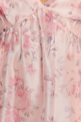 Xanthe Maxi Dress - Pink Floral