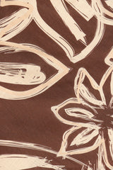 Xara Mini Dress - Chocolate Floral