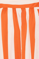 Yanika Maxi Dress - Orange/White Stripe
