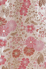 Yasmine Maxi Dress - Pink Floral