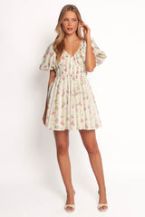 Zadie Mini Dress - Light Green