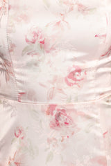Zane Midi Dress - Pink Floral