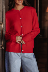 Abner Cardigan - Red