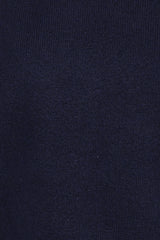Ailis Off Shoulder Sweater - Navy