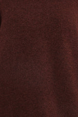 Bindy Cowlneck Knit Sweater - Brown