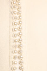 Bloom Pearl Knit Cardigan - Cream