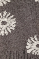 Chandler Knit Sweater - Grey White