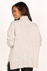 Conny Knit Sweater - White
