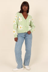 Daisy Cardigan - Green