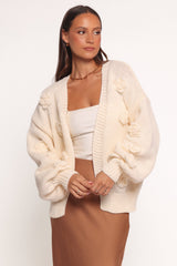 Doralee Rose Cardigan - Cream