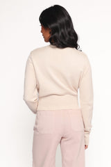 Elita Fitted Cardigan - Cream
