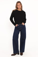 Kanie Knit Cardigan - Black