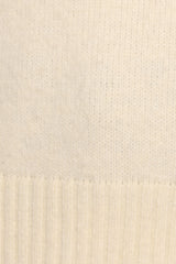 Kelso Flower Embroidery Knit Sweater - Cream