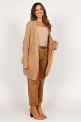 Leyonie Cardigan - Tan