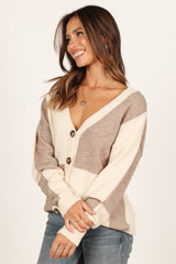 Millie Large Check Cardigan - Multi