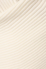Tuilly Wrap Front Knit Sweater - Cream