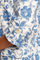 Billie Blazer - White/Blue