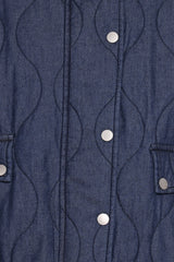 Keah Quilted Jacket - Navy
