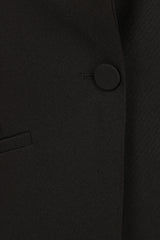 Kelby Slouch Sleeve Blazer - Black