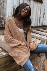 Leyonie Cardigan - Tan