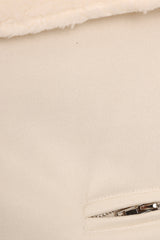 Lopez Faux Sherling Jacket - Cream