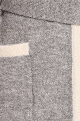 Maloney Tie Front Coatigan - Grey