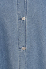 Novan Oversized Shacket - Denim