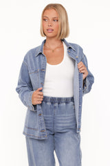 Remy Denim Utility Jacket - Medium Wash