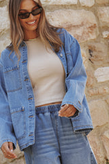 Remy Denim Utility Jacket - Medium Wash