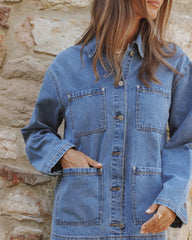 Remy Denim Utility Jacket - Medium Wash