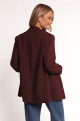 Rhodes Oversized Blazer - Espresso