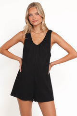 Archer Romper - Black