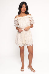 Athina Lace Romper - White