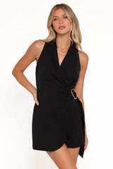 Avalon Sleeveless Romper - Black