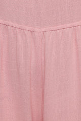 Ayla Linen Jumpsuit - Pale Pink