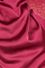 Brinley One Shoulder Jumpsuit - Berry