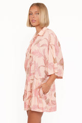 Ellisa Romper - Pink Floral