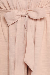 Levana One Shoulder Romper - Beige