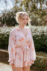 Michelle Romper - Paisley Peach