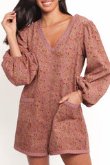 Orio Romper - Mauve Multi