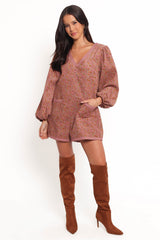 Orio Romper - Mauve Multi
